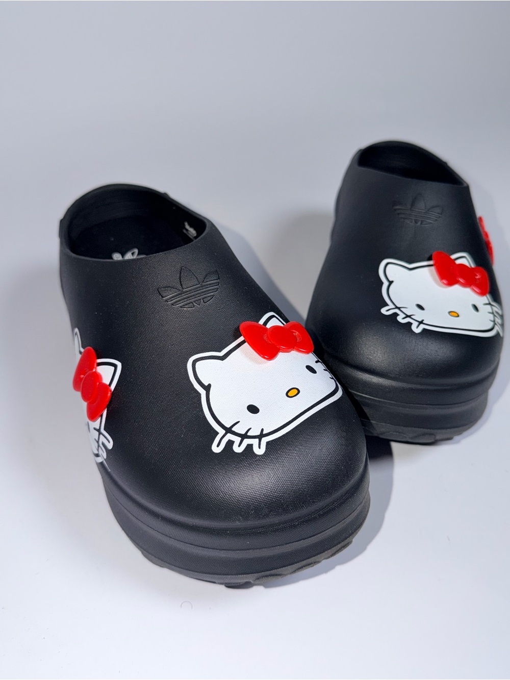 Adidas x Hello Kitty Adifom Stan Smith Mule Black Platform Clogs Women’s 6 - Picture 8 of 9